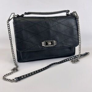 REBECCA MINKOFF Je Taime Black Medium Crossbody Purse